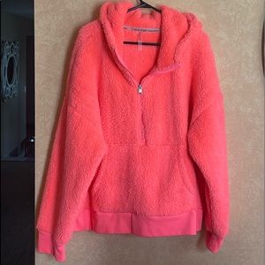 Like new condition neon pink Calvin Klein hoodie.